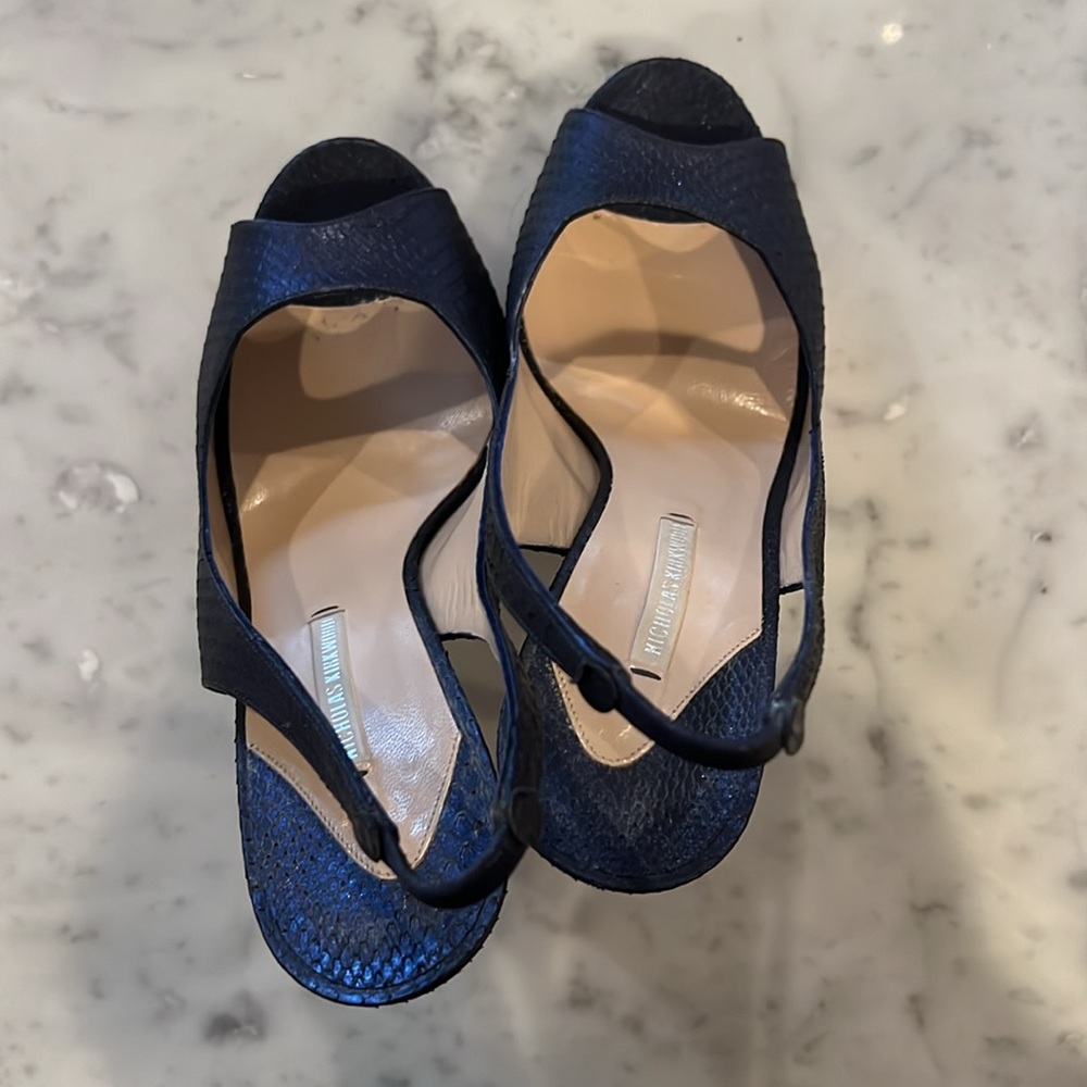 Nicholas Kirkwood Python Platform Slingback Pump - image 7